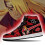 (8.5) akatsuki deidara sneakers naruto anime shoes 3
