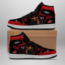 (8.5) akatsuki pain shoes eyes naruto anime sneakers