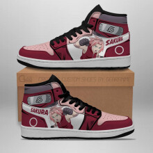 (8.5) naruto sakura haruno shoes symbol anime sneakers