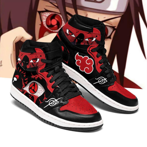 (11) itachi akatsuki sneakers sharingan eyes shoes 1