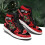 (8.5) akatsuki zetsu naruto anime sneakers red 2