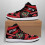 (8.5) akatsuki zetsu naruto anime sneakers red 1