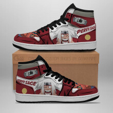(4.5) naruto jiraiya shoes funny face anime sneakers