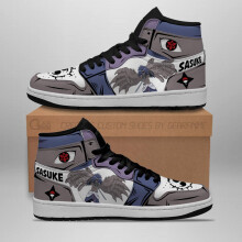 (3) naruto sasuke shoes cursed seal of heaven sneaker