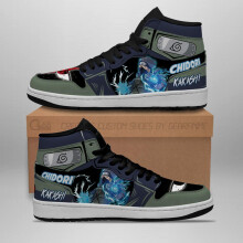 (8.5) naruto kakashi shoes chidori skill anime sneakers
