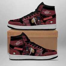 (7.5) madara uchiha sneakers fighting naruto anime shoes