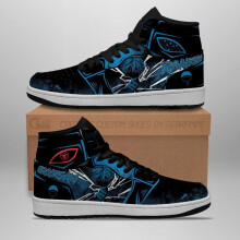 (8.5) naruto sasuke shoes skill rinegan eyes sneakers