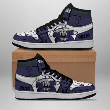 (11) naruto obito shoes symbol anime sneakers purple