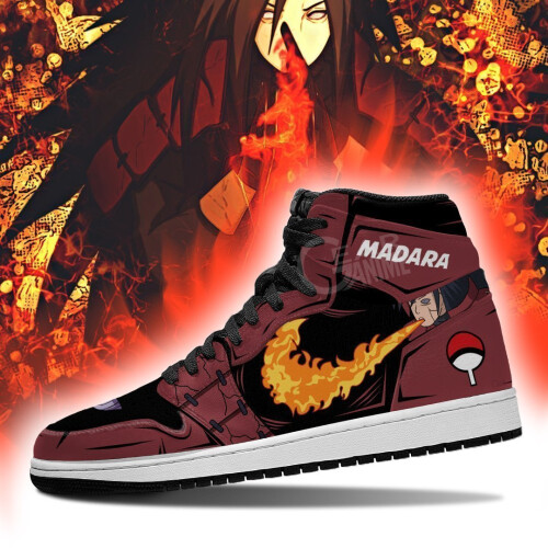 (9) madara shoes jutsu fire release sneakers naruto 2