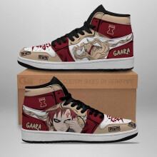 (10) naruto gaara shoes sand skill anime sneakers