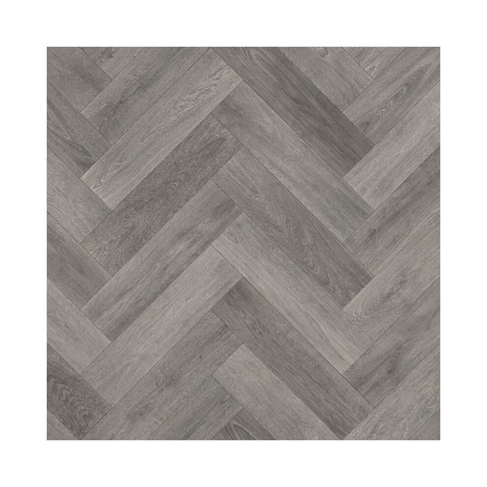 (3M(9'9") X 2M(6'6")-6Mâ², Ae/11) Herringbone Effect Vinyl Flooring For Commercial Use 9508329398699