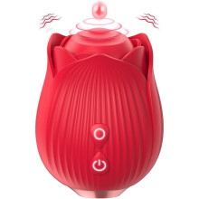 (Pink) Rose Sex Toys for Women,new Adult Toys Vibrator with 10 Tapping Patterns & Sucking Patterns Female Toys,Thrusting Vibrator Adult Sex Toys for Women