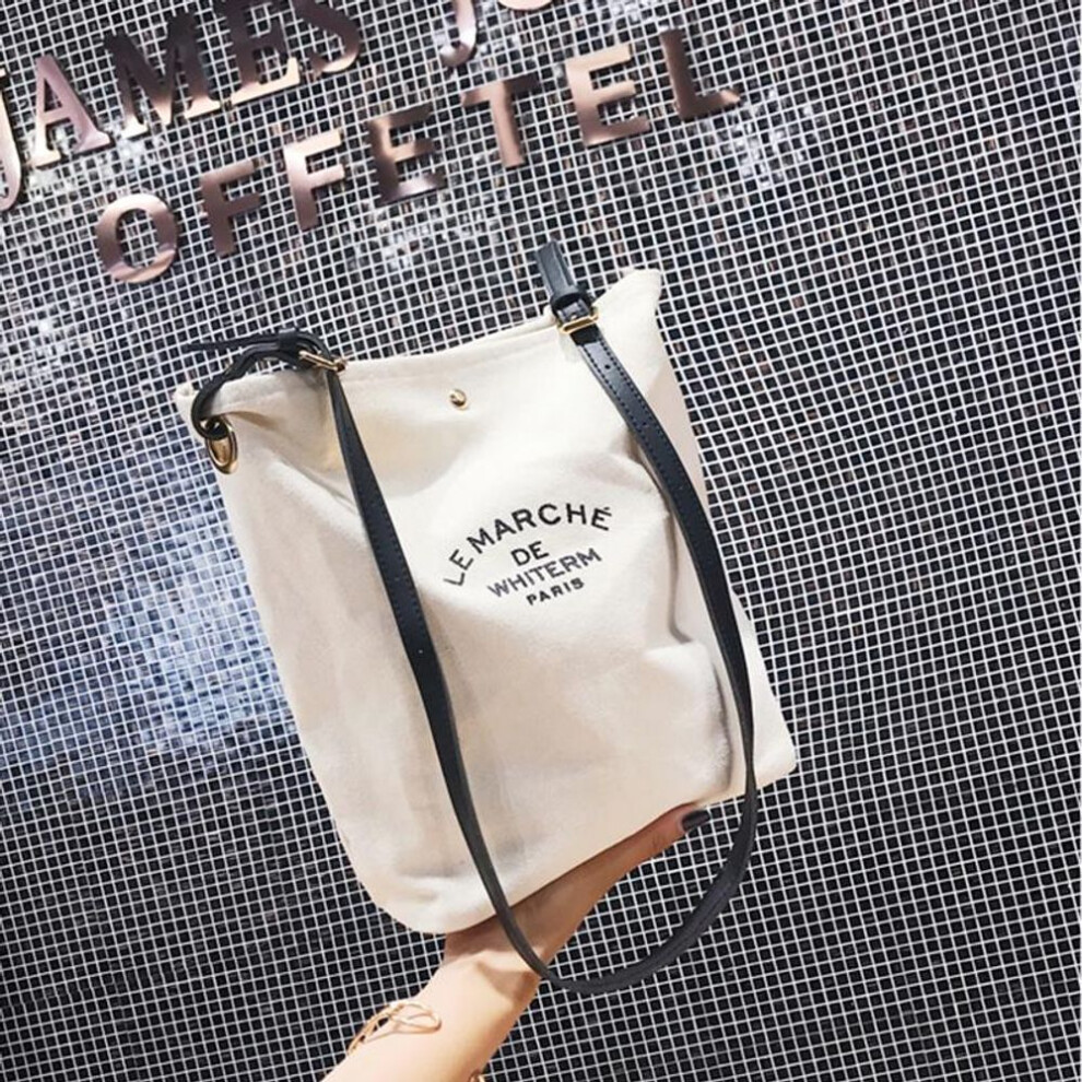 (black, 23*14*31cm) Yogodlns 2021 New Canvas Shoulder Bag for Women Large Capacity Handbag and Tote Letter Designer Messenger Bag Crossbody Bag Tote