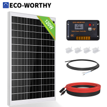 ECO-WORTHY 120W 12V Solar Panel Kit with Charger for RV Camper Trailer