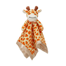 (Giraffe) Babies Bunny Security Blanket Baby Girl Gifts Newborn Soft Pink Lovie for Infant and Toddler Snuggle Toy Stuffed Animal, Pink 16 Inch