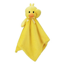 (Yellow Duck) Babies Bunny Security Blanket Baby Girl Gifts Newborn Soft Pink Lovie for Infant and Toddler Snuggle Toy Stuffed Animal, Pink 16 Inch