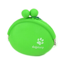 (Green) Silicone Pet Dog Train Food Snacks Pocket Bag Walking Dog Training Food Storage Pet Travel Outdoor Product Dog Treat Bag