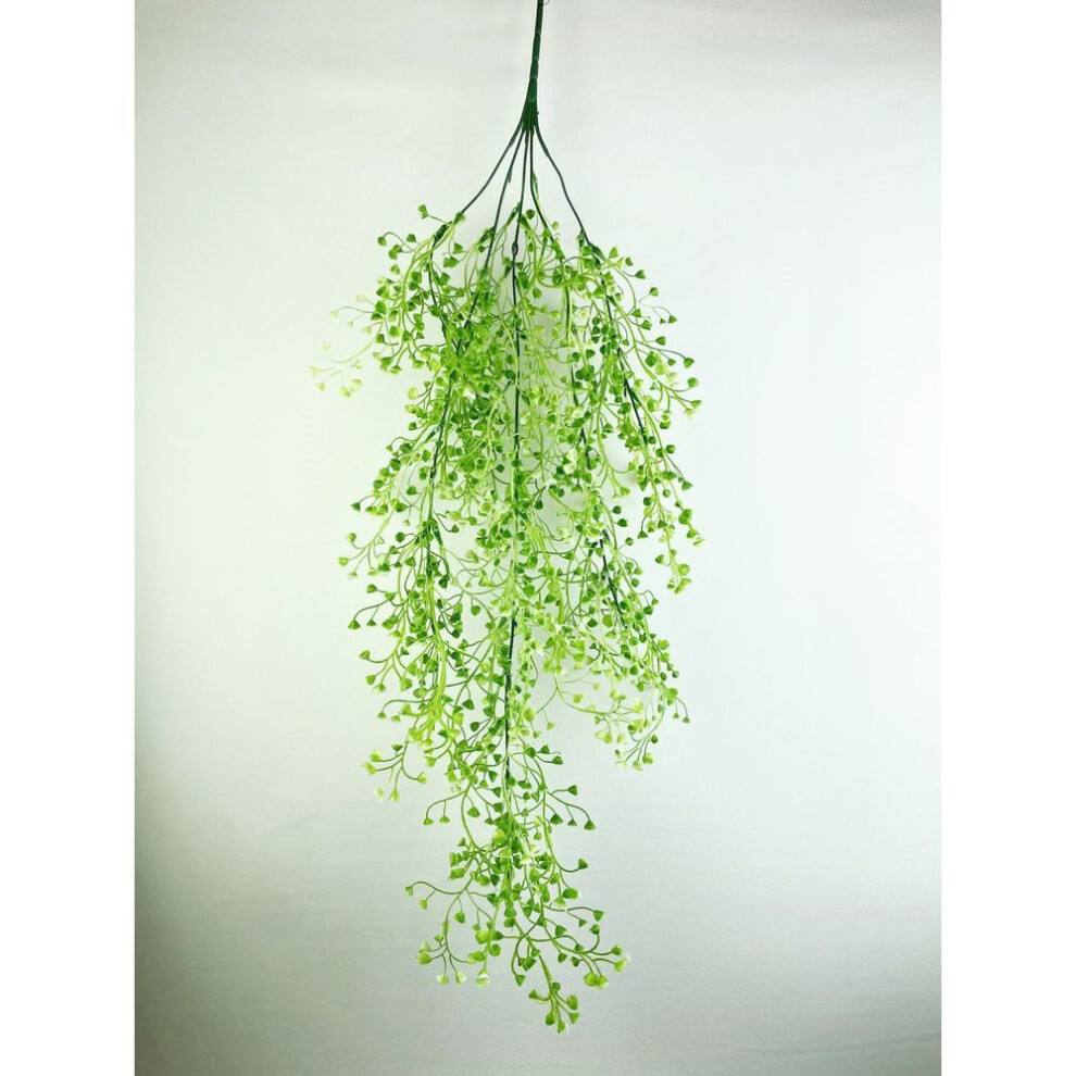 (white) Artificial Fake Flower Vine Hanging Garland Plant Home Garden Wedding Decor