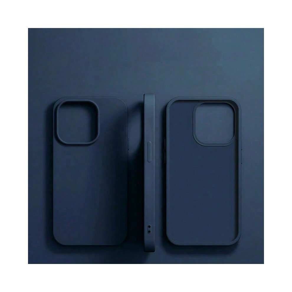 (Deep Blue, for iphone12ProMax(6.7")) Luxury Liquid Silicone Phone Case for APPLE iPhone 11 13 12 14 15 16 Pro Max Cases for iPhone 15 Plus Shockproof-image-OPC-PHHK6D2-NEW