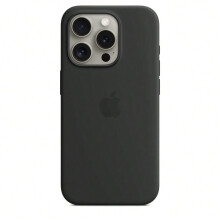 (Black, For iPhone 13) Silicone Apple Cases For iPhone16 13 14 15 Pro Max12 11 Plus Protector Full Apple Logo Phone Cover