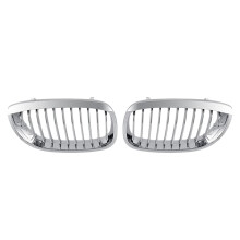 per - E46 Serie 3 Coupé Cabriolet 2 porte 2003-2006 Griglia centrale a doppio rene sul cofano anteriore (cromata, linea singola)