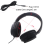 Guitar Headphone Amplifier Audio Mixer over Ear Headset Retractable Foldable Wired Stereo 3