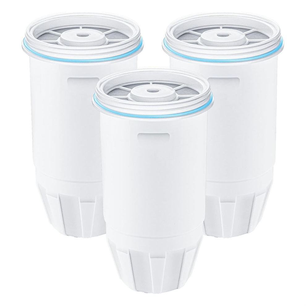 3Pcs Water Filters Replacement for Zero ZR-001,ZR-003 ZR-004, ZR-006 Pitchers and Dispenser,Multi-Layer Filtration