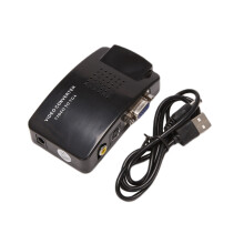 AV naar VGA Adapter Converter PC Composite S-Video Ingang LCD Uitgang Schakelkast