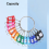 Portable Metal Ring Key Organizer with 10 Spring Hooks & Tags and Label Window 7