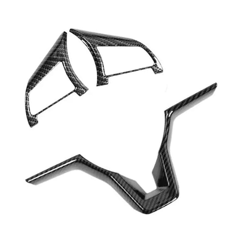 Carbon Fiber Steering Wheel Decoration Cover Frame Trim For Rogue Sentra Kicks Leaf Accessories 4851999677423