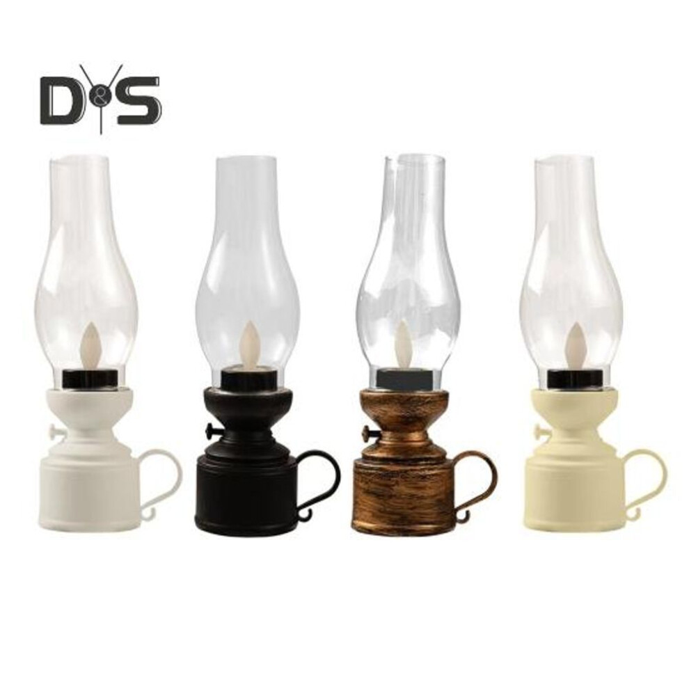 4pcs Led Kerosene Lamp Electronic Flameless Swing Candle Lights Flickering Kerosene Oil Lamp Table Lamp Decoration