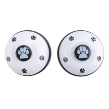 Pet Bell, 2 Pack Metal Bell Dog Training With Non Skid Rubber Bottoms Doorbell For Potty Clear Ring Tool Communication Device Small Dogs Cats