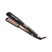 (Black) 【wavy chic】2025 Professional Hair Straightener for Effortless Straightening, Ceramic Hair Straightener, Straight & Curly Styling Tool