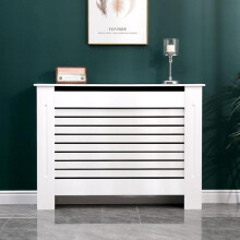 (Medium ) S-XL Radiator Cover Cabinet MDF Modern Cabinet Top Shelving Home Office Hallway