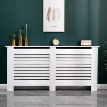 (Extra Large ) S-XL Radiator Cover Cabinet MDF Modern Cabinet Top Shelving Home Office Hallway