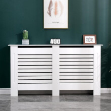 (Large ) S-XL Radiator Cover Cabinet MDF Modern Cabinet Top Shelving Home Office Hallway