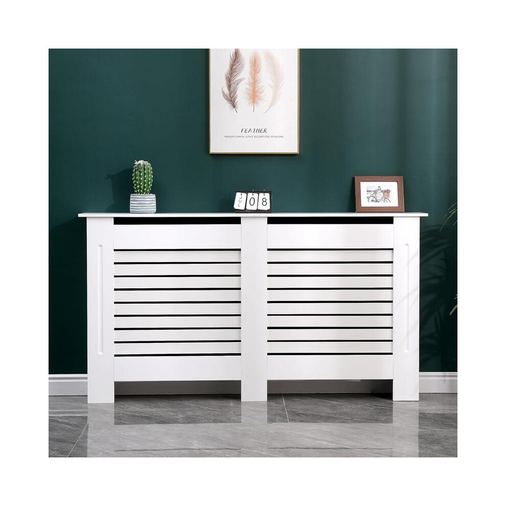 (Large ) S-XL Radiator Cover Cabinet MDF Modern Cabinet Top Shelving Home Office Hallway-image-OPC-PHHKX6W-NEW