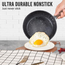 (Frying Pan With Lid Bundle) AEX Nonstick Frying Pan Set: 24cm & 28cm with or without Lid Cookware Handles