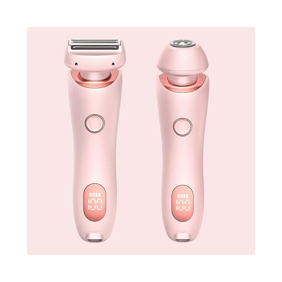 (Pink) Best Silk Glide Razor, Lady Shaver, Silk Glide Epilator Painless Hair Removal at Home, 2 in 1 Electric Shaver Razors for Women, for Sensitive S