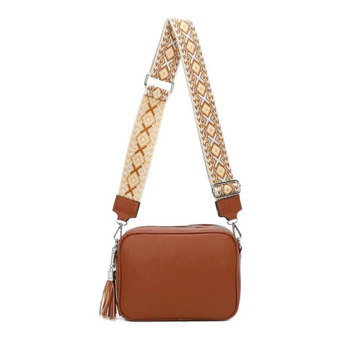 (Silver) Double Zipped Classic Camera Bag 1