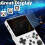 (Black, one-size) R36s Handheld Retro Game Console, 1 Count Portable Pocket Game Console with 3.5-inch IPS Screen, Rechargeable Game Console, Linux System 3