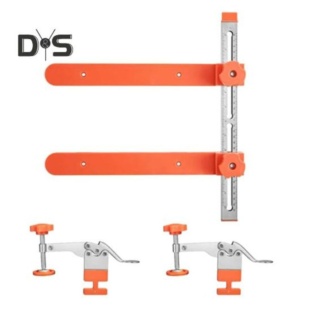 Drawer Slide Jig With Toggle Clamp Magnetic Arm Design Wide Application Fast Accurate Installation Precision Cabinet Drawer Jig Tool