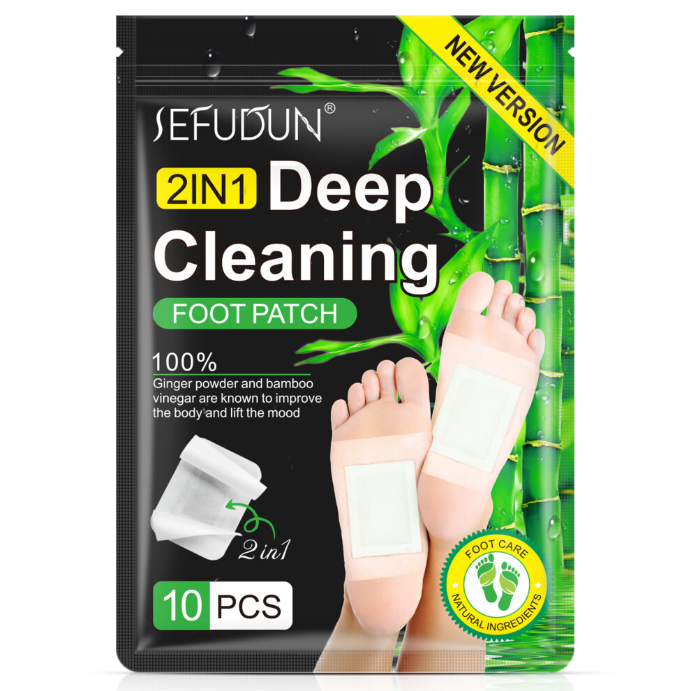 (SEFUDUN) SEFUDUN Mugwort Bamboo Charcoal Foot Patches nourishing and repairing foot mask skin rejuvenation and moisturizing foot mask removal skin protection