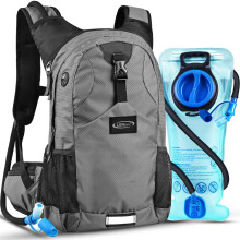 Sac à dos d'hydratation isotherme Lunidry avec poche à eau étanche de 2 L sans BPA