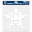 Autocollant découpé Houston Astros 8x8 blanc - Commande spéciale 1