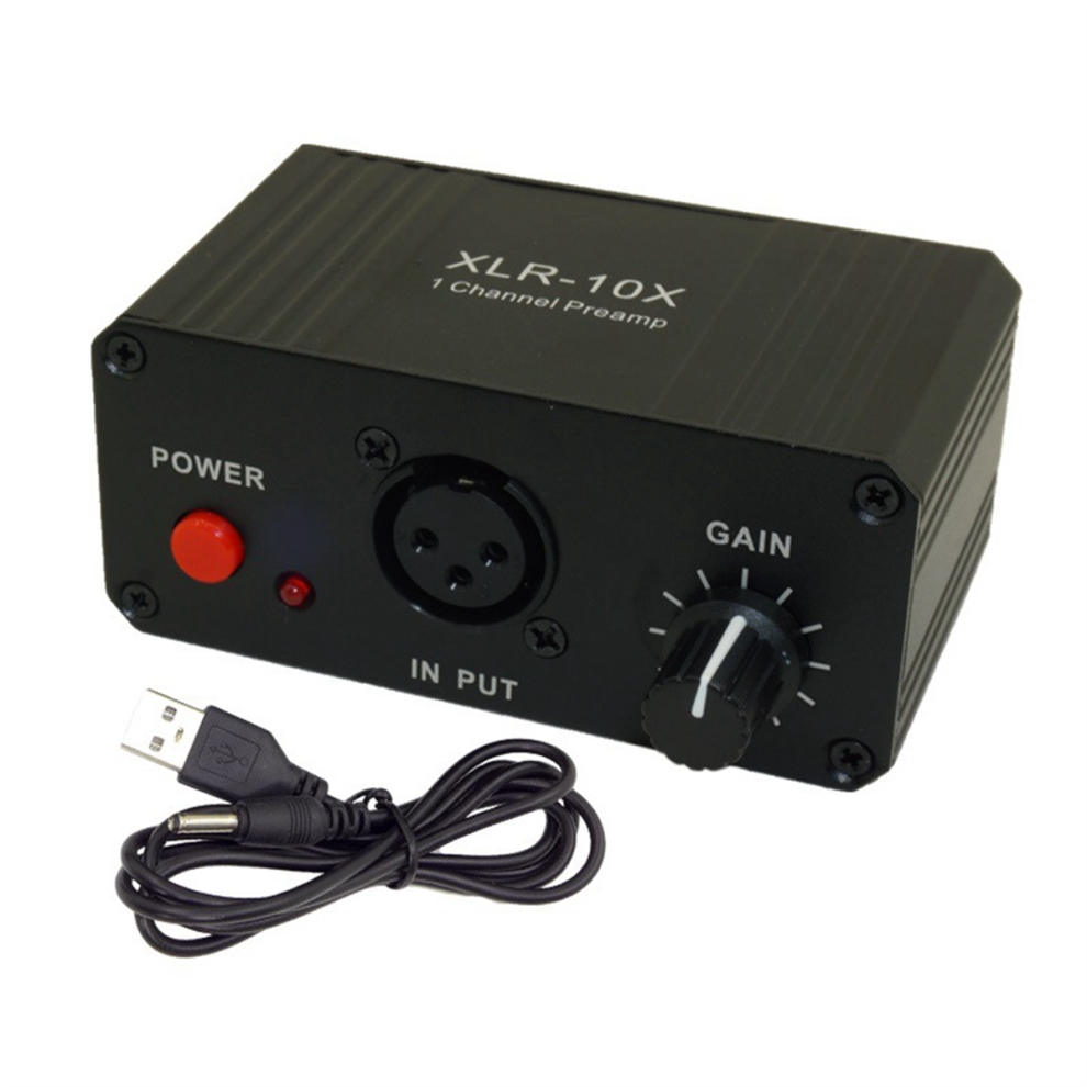 Xlr-10X 1 Channel Xlr Interface Balanced Audio Amplifier Ne5532 Dynamic Mic Microphone Preamplifier 4851999613810