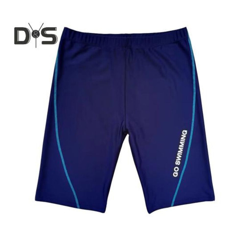 (blue, XXXL) Men Quick-dry Swimming Trunks Beach Shorts Waterproof Bathing Suit Slim Fit High Elasticity Comfort Beachwear Sports Shorts