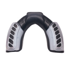 1 Pcs Boxing Mouthguard Silicone Mouth Guard Rubber Shield Football Basketball Martial Taekwondo Sports Teeth Protector (Black)