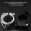 2Pcs Folding Bicycle Seat Pipe Clamp with Quick Release Lever on Behalf is Suitable Sp8 40mm, Silver 6