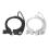 2Pcs Folding Bicycle Seat Pipe Clamp with Quick Release Lever on Behalf is Suitable Sp8 40mm, Silver 3